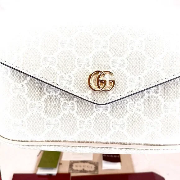 Gucci Envelope Flap Ophidia Pochette Crossbody - Picture 3 of 5